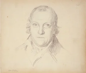 Porträt von William Blake (1757-1827) aus einem Buch mit Bleistiftporträts, ca. 1801
